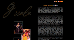 Desktop Screenshot of giselejackson.com